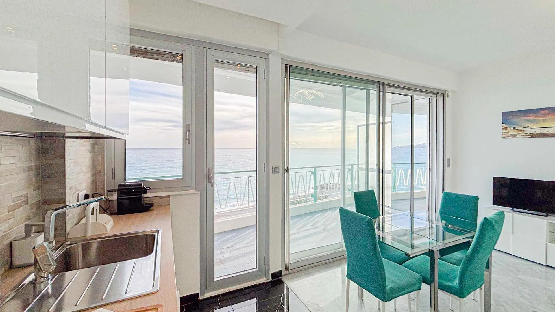 Promenade Des Anglais - Vue Mer, Ac, 2Pers Nice 0*,
